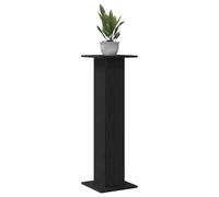 vidaXL Soporte de Plantas 2 pcs Roble Negro 30 x 30 x 95 cm, Soporte Moderno para Plantas de jardín, Resistente para Exteriores, Accesorio Minimalista para Sala