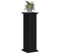 vidaXL Soporte de Plantas Roble Negro 33 x 33 x 100 cm, Soporte Moderno para Plantas, Duradero y Decorativo, Ideal para jardín, terraza, Interior o Exterior