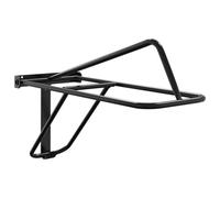 vidaXL Soporte de silla montura de pared plegable hierro negro, portasillas de montar, soporte para silla de montar, soporte para silla de montar portátil