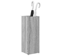 vidaXL Soporte de Sombrilla Gris Sonoma 20 x 20 x 55,5 cm, Muebles Funcionales, Rack Moderno, Soporte Rectangular, Almacenamiento de Madera, Organizador de Entrada, Compartimento para Paraguas, Pieza