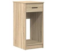vidaXL Torre de Ordenador con cajón Roble Sonoma 35x45x77 cm, Soporte para Torre de pc, Soporte para CPU, Soporte para Torre de CPU, Soporte para CPU