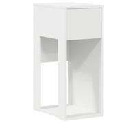 vidaXL Torre de Ordenador con cajón Blanco 30x44x74 cm, Soporte para Torre de pc, Soporte para CPU, Soporte para Torre de CPU, Soporte para CPU