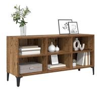 vidaXL Soporte de TV de Madera Vieja/Unidad de Entretenimiento con 6 Estantes para Sala de Estar Diseño Rústico de Madera Fácil Ensamblaje Durable & Estiloso Mueble de Entretenimiento Almacenamiento