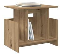 vidaXL Soporte de TV Roble Artesanal 50 x 35 x 45 cm, Soporte para TV Moderno, Organizador Rectangular con Amplio Almacenamiento, Unidad Funcional para Entretenimiento, Mueble Minimalista para tu Sal
