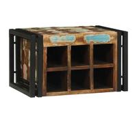 vidaXL Botellero 46x35x27.5 cm Madera Maciza Recuperada