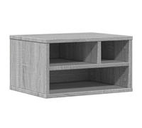 vidaXL Soporte Impresora Madera ingeniería Gris Sonoma 40x32x22,5 cm, Mesa de Impresora, Mesa de Impresora de computadora, Soporte de Impresora con Almacenamiento
