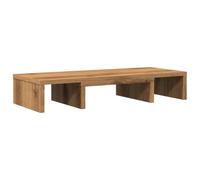 vidaXL Soporte Pantalla Ajustable Madera Roble artisian 60x24x10,5 cm