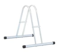 vidaXL Soporte para 1 bicicleta suelo independiente acero galvanizado