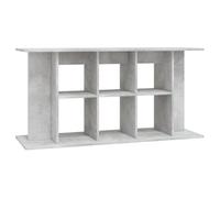 vidaXL Soporte para acuario de hormigón gris 120x40x60 cm de madera