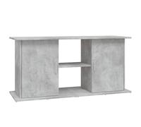 vidaXL Soporte de acuario madera ingeniería gris hormigón 121x41x58 cm
