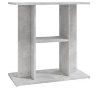 vidaXL Soporte para acuario Madera de ingeniería Gris hormigón 60x30x60 cm