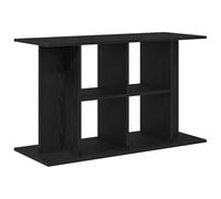 vidaXL Soporte para acuario de madera de roble negro 100x40x60 cm, mueble para pecera, armario para acuario, base para pecera, soporte para pecera