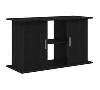 vidaXL Soporte para acuario 101x41x58 cm aglomerado roble negro, gabinete para acuario, soporte para acuario, armario resistente para acuario, armario base de acuario