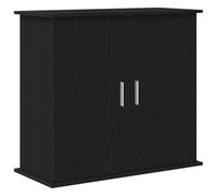 vidaXL Soporte para Acuario de Madera de Roble Negro 81x36x73 cm
