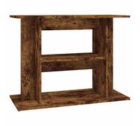 vidaXL Soporte para acuario de roble ahumado 80x35x60 cm de madera de