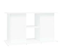 vidaXL Soporte para Acuario Madera de ingeniería Blanco 101x41x58 cm, Mueble para pecera, Armario para Acuario, Soporte de Madera para pecera