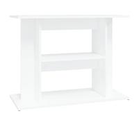 vidaXL Soporte para acuario madera de ingeniería blanco 80x35x60 cm