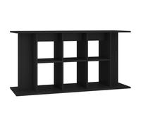 vidaXL Soporte para acuario Madera de ingeniería Negro 120x40x60 cm