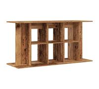 vidaXL Soporte para acuario madera ingeniería envejecida 120x40x60 cm, mueble para pecera, armario para acuario, soporte de madera para pecera