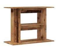 vidaXL Soporte para acuario, 80 x 35 x 60 cm, madera envejecida, soporte para acuario, armario inferior para acuario