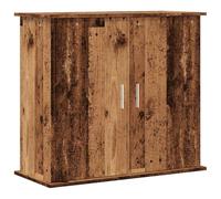 vidaXL Soporte para Acuario Madera ingeniería Envejecida 81x36x73 cm, Mueble para pecera, Armario para Acuario, Soporte de Madera para pecera