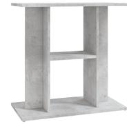 vidaXL Soporte para Acuario Madera ingeniería Gris hormigón 60x30x60cm