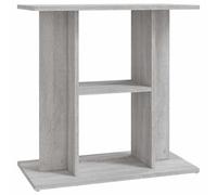 vidaXL Soporte para Acuario Madera ingeniería Gris Sonoma 60x30x60 cm