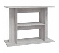 vidaXL Soporte para acuario madera ingeniería gris Sonoma 80x35x60 cm