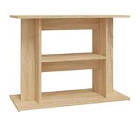 vidaXL Soporte para acuario madera ingeniería roble Sonoma 80x35x60 cm