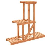 vidaXL Soporte para Flores de Madera Maciza Abeto 81x25x75,5 cm