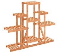 vidaXL Soporte para Flores Madera Maciza Abeto 110x25x96 cm