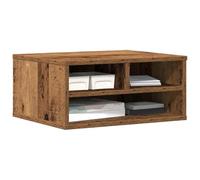 vidaXL Soporte para impresora Madera Vieja 49 x 40 x 22.5 cm – Organizador compacto de oficina