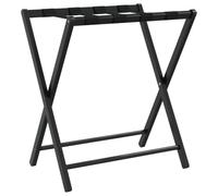 vidaXL Soporte para Maletas bambú Negro 68,5x38x58 cm
