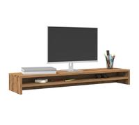 VidaXL Soporte Para Monitor Artisan Roble 100x24x13 Cm Material De Madera