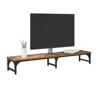 vidaXL Soporte para Monitor Madera Envejecida 105 x 23 x 15,5 cm