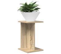 vidaXL Soporte para plantas, 2 piezas de roble Sonoma, 25 x 25,5 x 40,5 cm, para sala de estar, soporte moderno para plantas, robusto soporte para interiores, soporte para plantas de varios niveles