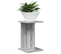 vidaXL Soporte para plantas, 2 piezas, gris Sonoma 25 x 25,5 x 40,5 cm, para sala de estar, soporte moderno para plantas, soporte de interior robusto, soporte para plantas de varios niveles