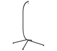 vidaXL Soporte de Silla Colgante Huevo sin Cesta Acero Gris Antracita, Soporte de Silla Colgante de jardín, Marco de la Silla de la Hamaca, Marco de la Silla de Huevo