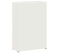 vidaXL Soporte para Paraguas de Lluvia Blanco 28 x 12 x 41 cm Acero, Soporte para Paraguas Rectangular, Moderno, Duradero, Entrada, Organiza tu hogar
