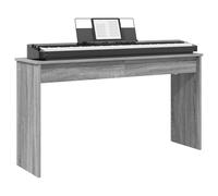 vidaXL Soporte para Teclado Gris Sonoma 120 x 32 x 64 cm, Soporte Moderno y Duradero para Teclado, Soporte Compacto para Piano, Accesorio de música para Sala
