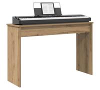 vidaXL Soporte para Teclado Roble Artesanal 100 x 32 x 64 cm, Soporte de Teclado Rectangular Moderno, Mueble Musical Duradero para Colocar Instrumentos en casa y Ayuda para la práctica