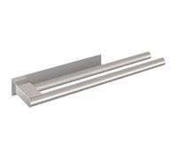 vidaXL Soporte para Toallas Plateado 40 x 9 x 4 cm Acero Inoxidable