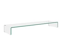 Soporte Para Tv/elevador Monitor Cristal Claro 120x30x13 Cm Vidaxl