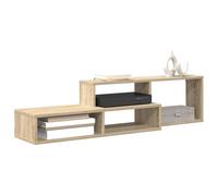 vidaXL SoportedeTVdepared 120x25x28,5cm Madera contrachapada, Almacenamiento para Sala, Consola Moderna, Soporte TV de Pared, Unidad Flotante Ideal para Apartamentos urbanos