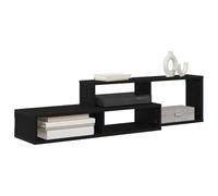 vidaXL SoportedeTVdepared 120x25x28,5cm Madera contrachapada, Almacenamiento para Sala, Consola Moderna, Soporte TV de Pared, Unidad Flotante Ideal para Apartamentos urbanos