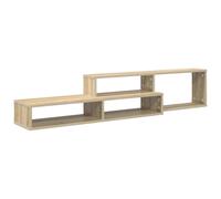 vidaXL SoportedeTVdepared 150x25x28,5cm Madera contrachapada, Almacenamiento para Sala, Consola Moderna, Soporte TV de Pared, Unidad Flotante Ideal para Apartamentos urbanos