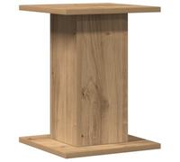 vidaXL Soportes Altavoces 2 uds Madera Roble Artesano 30x30x40 cm