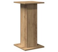 vidaXL Soportes Altavoces 2 uds Madera Roble Artesano 30x30x60 cm, Plataforma de Altavoces, Soporte de Altavoces de Suelo, Soporte de Altavoces HiFi