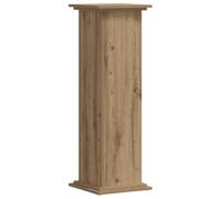 vidaXL Soportes de Planta Madera ingeniería Roble artisian 33x33x100cm, Soporte de Flor, Soporte de Maceta, Soporte de Planta de casa