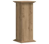 vidaXL Soportes de Planta Madera ingeniería Roble artisian 33x33x80 cm, Soporte de Flor, Soporte de Maceta, Soporte de Planta de casa